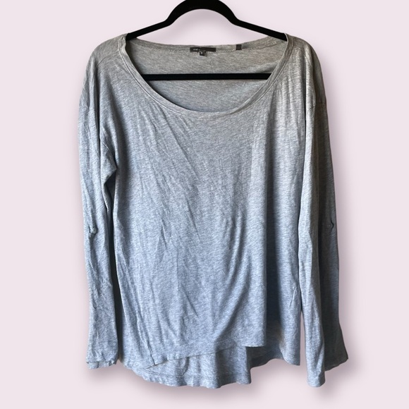 Vince Grey Long Sleeve Tee - Picture 1 of 6
